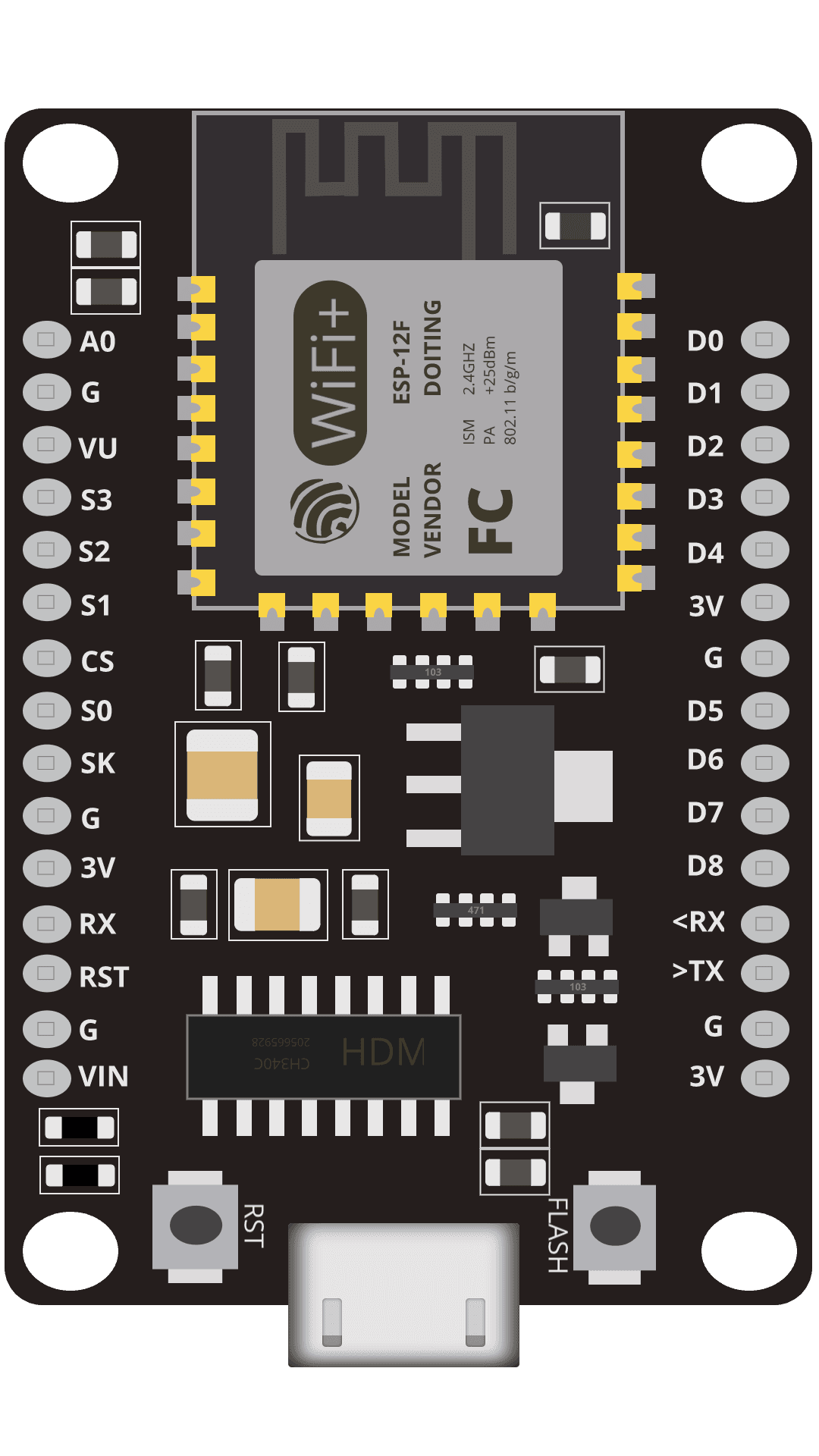 NodeMCU ESP8266 development board